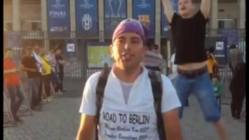 Amore per la Juve: da Milano a Berlino in bici