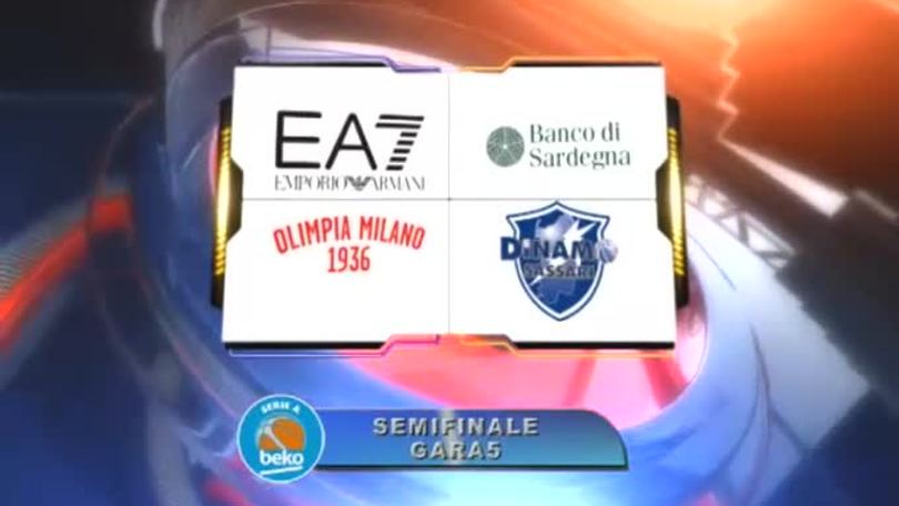 G5 EA7 Emporio Armani Milano-Banco di Sardegna Sassari