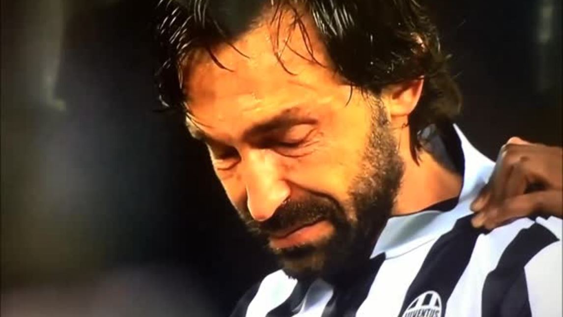 Juve, le lacrime di Pirlo