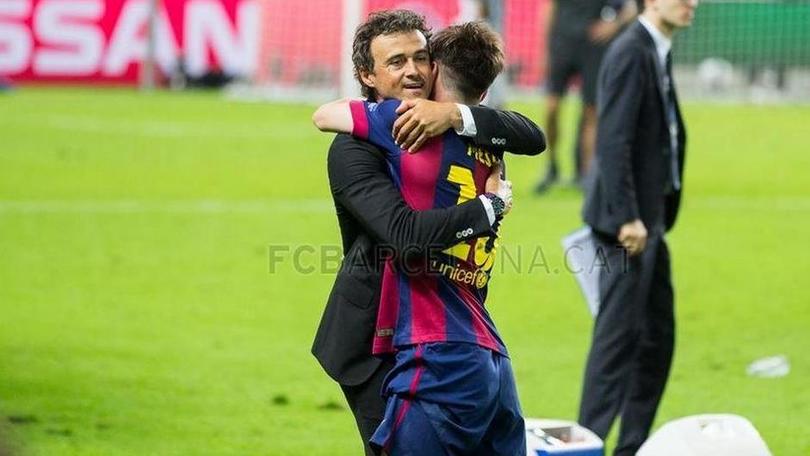 L'abbraccio di Messi, l'altra rivincita di Luis Enrique