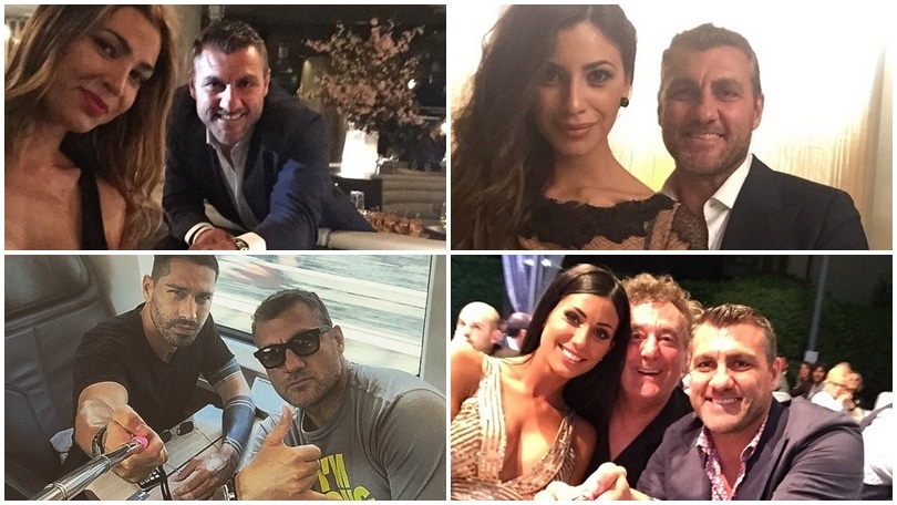 La spumeggiante vita social di Christian Vieri