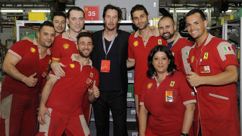 Passione Ferrari per Keanu Reeves