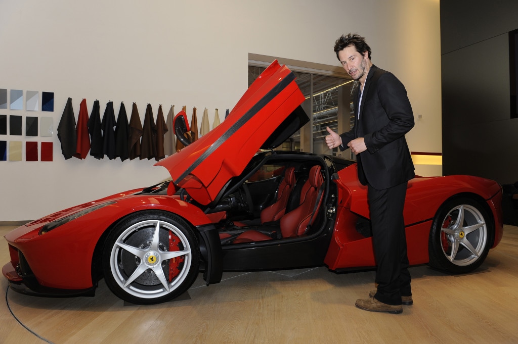 Passione Ferrari per Keanu Reeves
