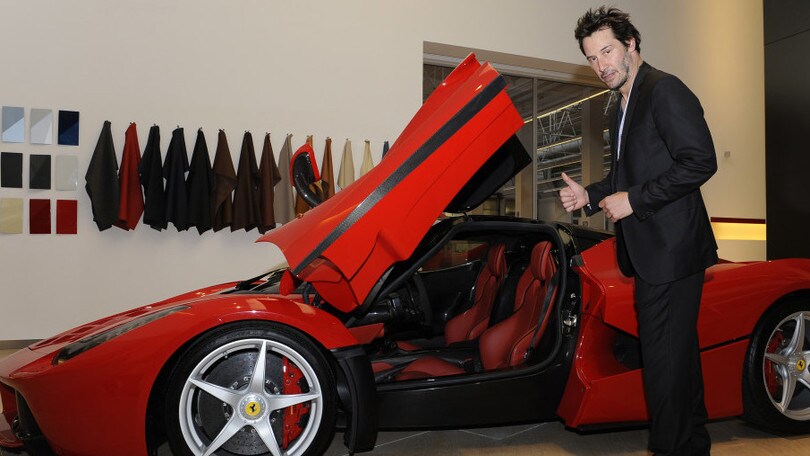 Passione Ferrari per Keanu Reeves