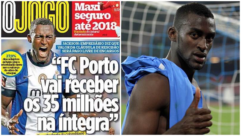 «Un club pagherà 35 milioni per Jackson Martinez»