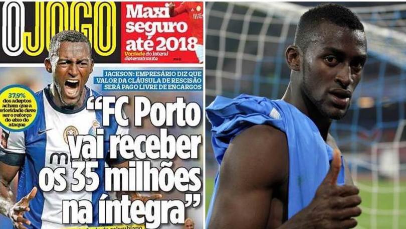 «Un club pagherà 35 milioni per Jackson Martinez»