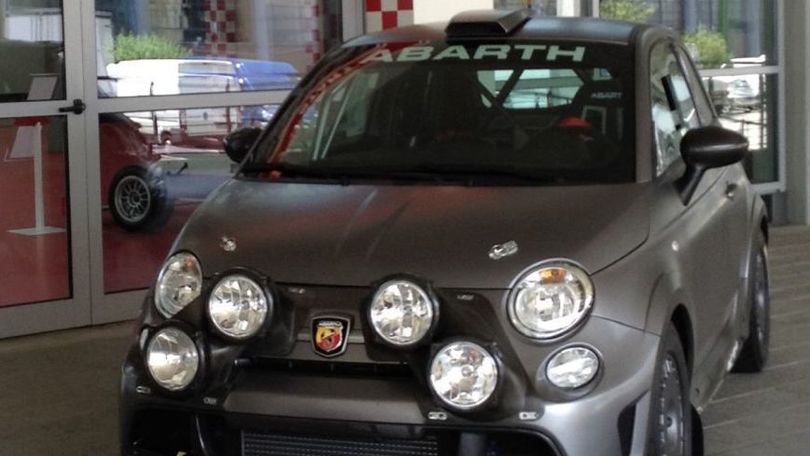 Abarth 695 Biposto “R” al mondiale Rally