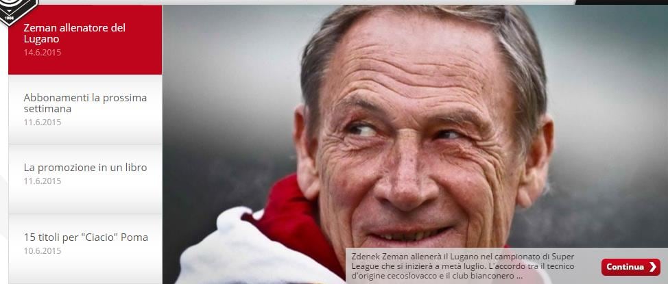 Ufficiale: Zeman è il nuovo tecnico del Lugano