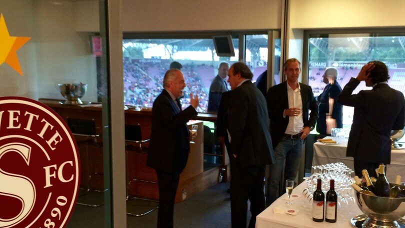 De Laurentiis incontra Platini: pace fatta?