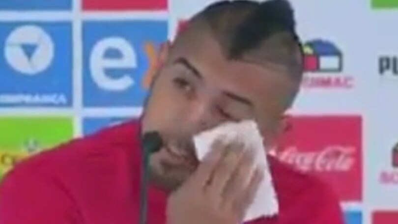 Vidal in lacrime: «Chiedo scusa a tutti»