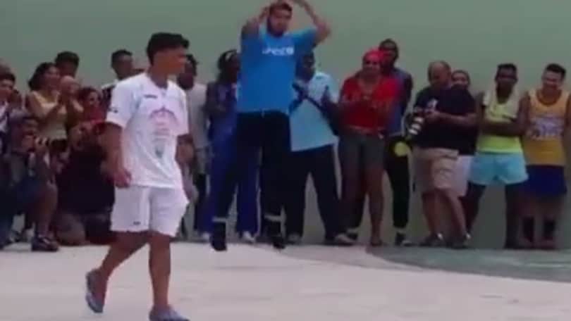 Sergio Ramos segna ed esulta come Ronaldo