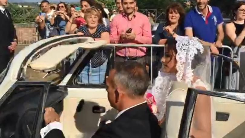Florenzi e Ilenia, matrimonio da favola a Roma