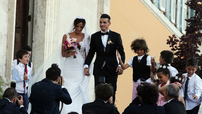 Florenzi e Ilenia sposi, Destro e Bertolacci tra gli ospiti