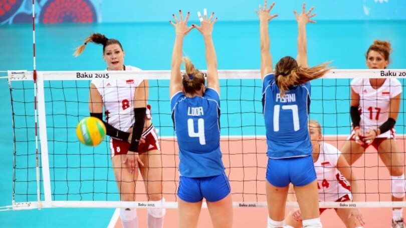 Volley: European Games, l'Italia battuta dalla Polonia