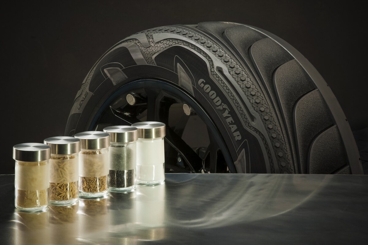Goodyear progetta le gomme fatte di… riso