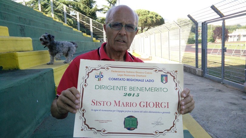 Calcio Sezze in festa per Sisto Giorgi