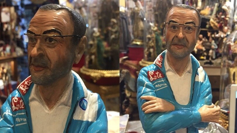 Napoli, Sarri è già pronto per il presepe