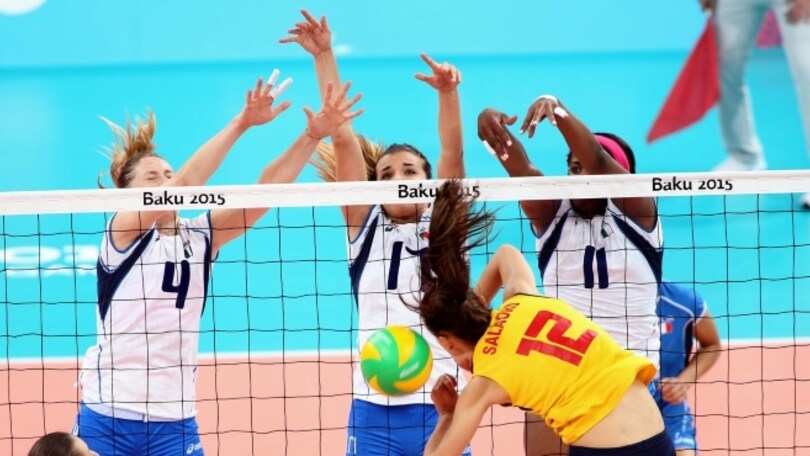 Volley: European Games, l'Italia crolla con la Romania