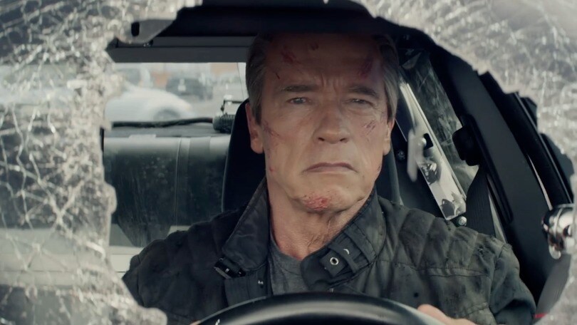 Terminator Genisys, Schwarzy torna al volante