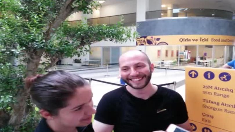 Campriani: «Un bacio a Petra? Tutti sudati non era proprio il massimo»