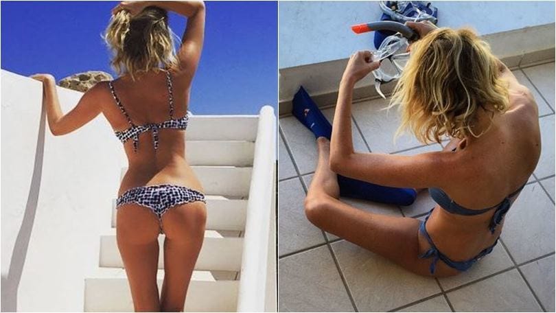 Alessia Marcuzzi non si smentisce: lato B da urlo
