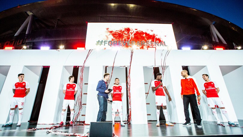 PUMA presenta il nuovo Kit gara dell'Arsenal