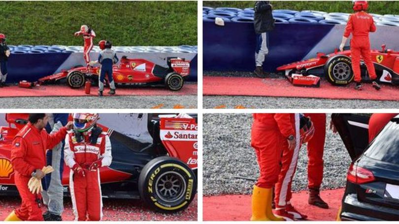 F1, test Austria: incidente per Fuoco, fuori con la Ferrari