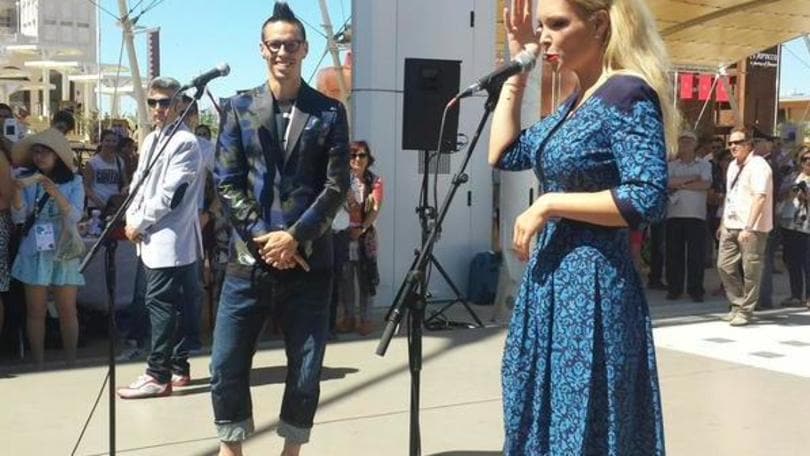 Hamsik, che look a Expo per lo Slovacchia day!