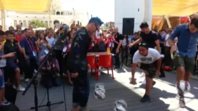 Hamsik mago dei palleggi all'Expo