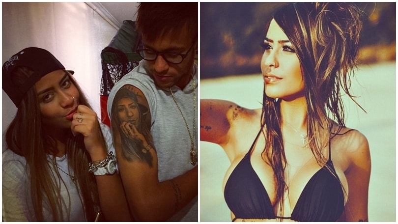 Neymar, e il tatuaggio... di Rafaella