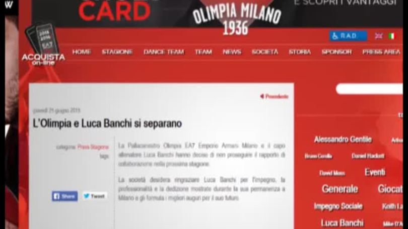 Basket: l'Olimpia Milano e Banchi si separano