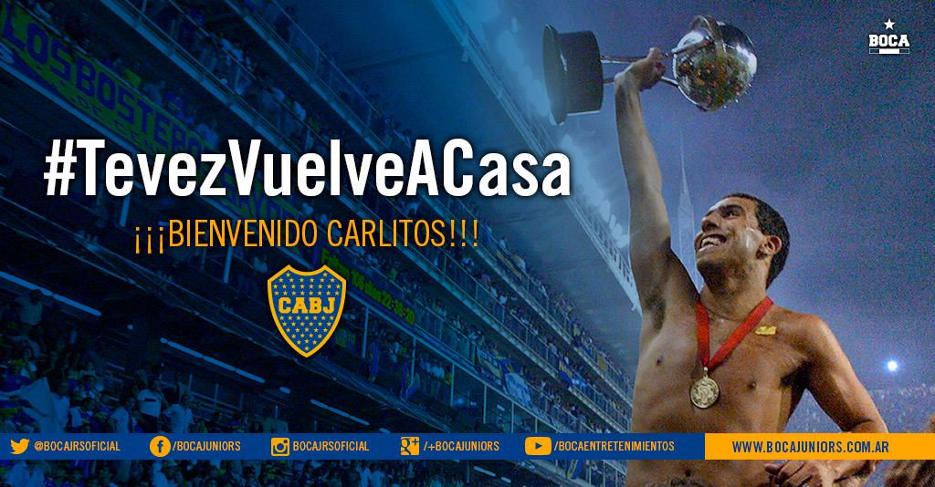 Tevez è ufficialmente del Boca Juniors