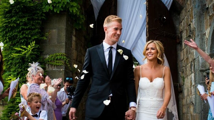 Joe Hart, matrimonio da favola a Firenze
