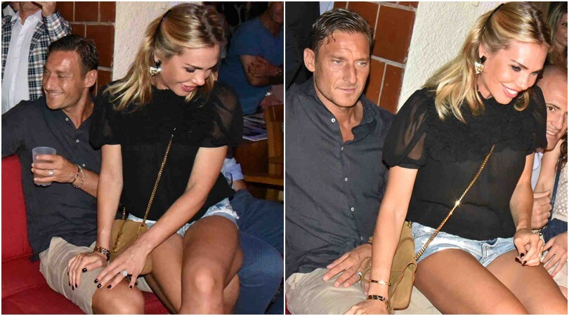 Totti e Ilary Blasi, che divertimento in Versilia