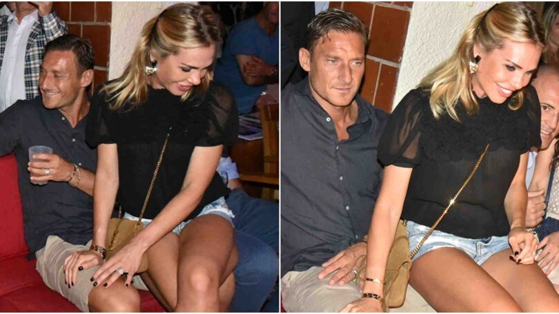 Totti e Ilary Blasi, che divertimento in Versilia