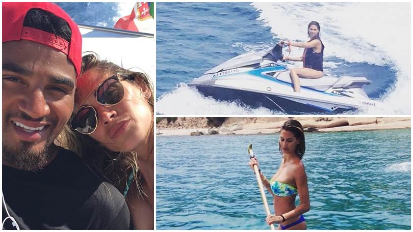 Satta, vacanze da sogno. Boateng, sole e moto d'acqua!
