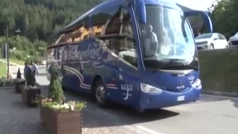 Sampdoria, l'arrivo a Ponte di Legno