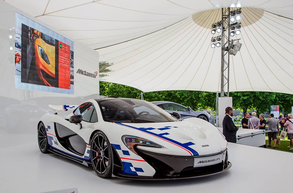 La P1 dedicata a Prost e la MP4/6 di Senna, McLaren show a Goodwood