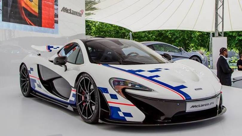 La P1 dedicata a Prost e la MP4/6 di Senna, McLaren show a Goodwood