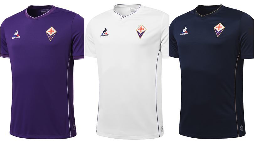 Fiorentina, ecco le maglie della nuova stagione