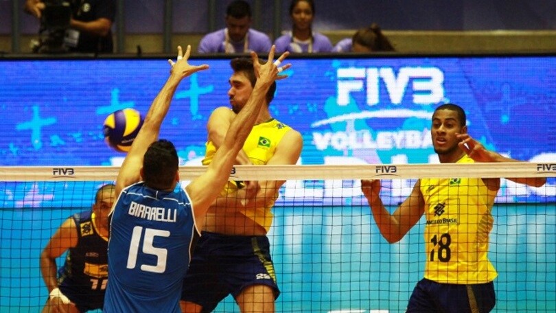 Volley: World League, l'Italia sconfitta 3-0 dal Brasile