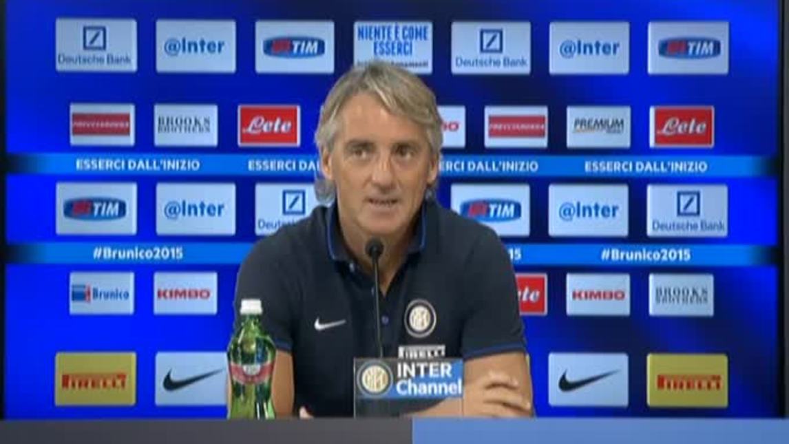 Mancini: "Il nostro obiettivo deve essere il massimo"