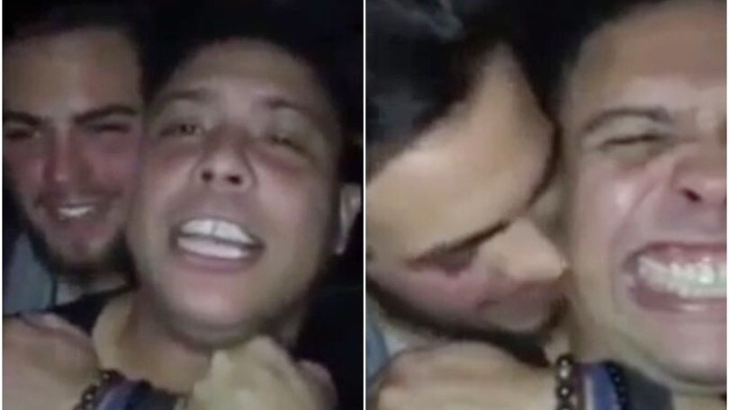 Ronaldo, scherzi e baci con il "fidanzato"