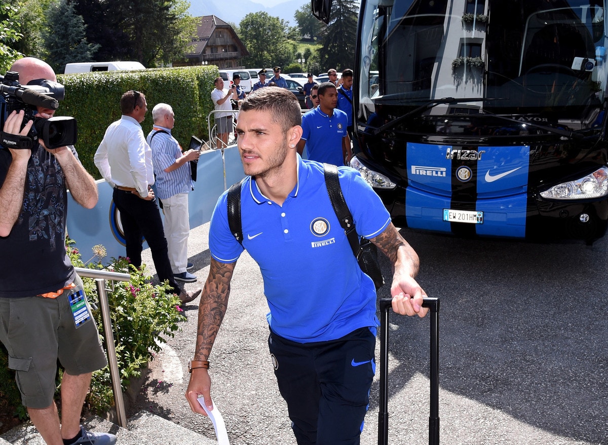 Icardi guida l'Inter in ritiro