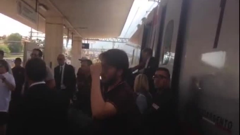 La Roma arriva a Trento