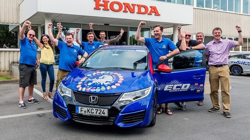 Honda Civic da Guinness, 2,8 litri per 100 km