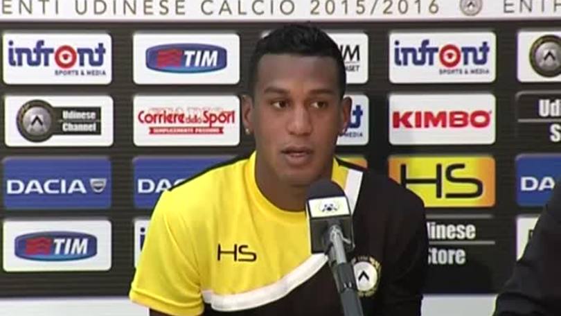 Edenilson: "Un'emozione tornare all'Udinese"