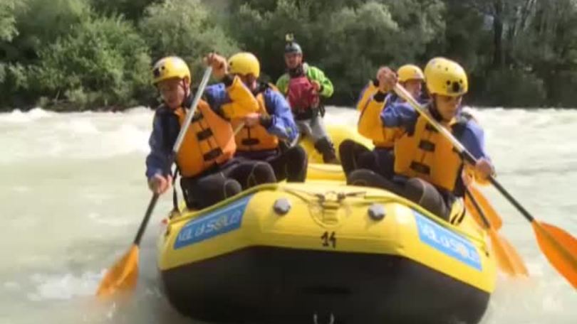 La Roma e il rafting