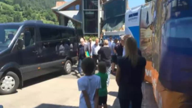 De Laurentiis arriva a Dimaro