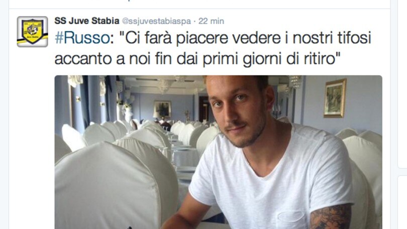 Juve Stabia, ecco Russo: «Mi manda Mirante»
